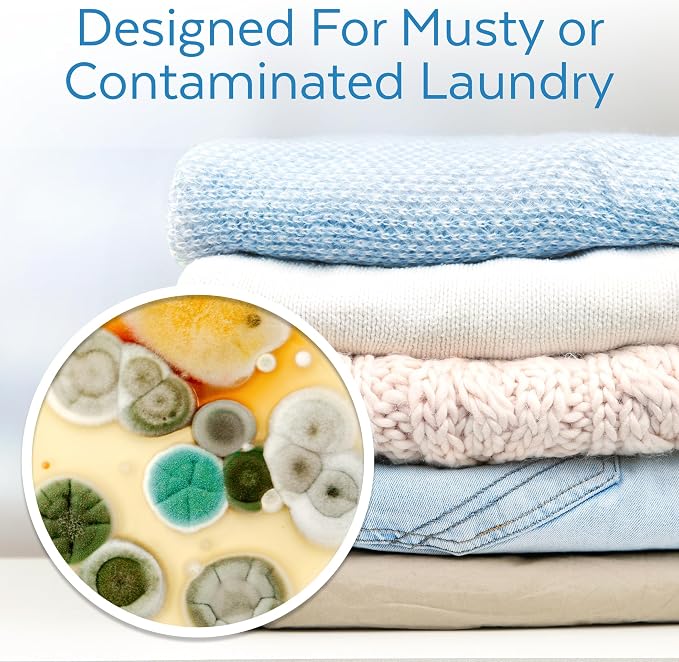 Musty or Contaminated Towels, Clothes & Bedding - Remedy Laundry Detergent Removes Odors & Residues, Super Concentrated