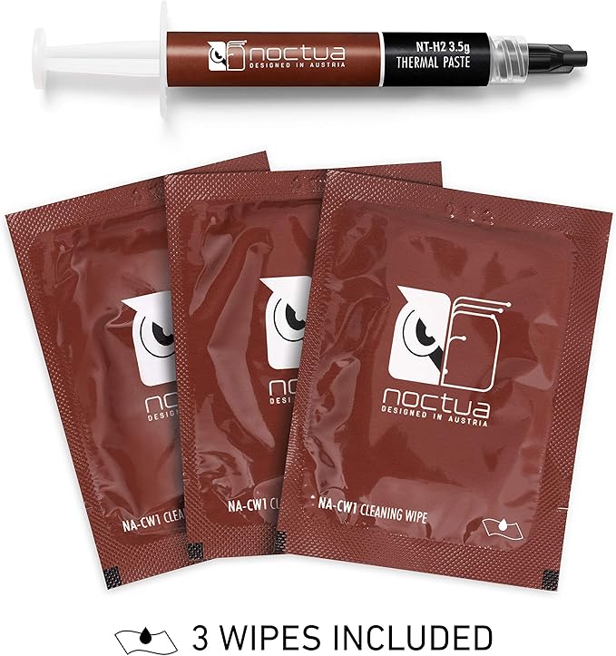 Noctua NT-H2 3.5g, Thermal Computer Paste incl. 3 Cleaning Wipes (3.5g)