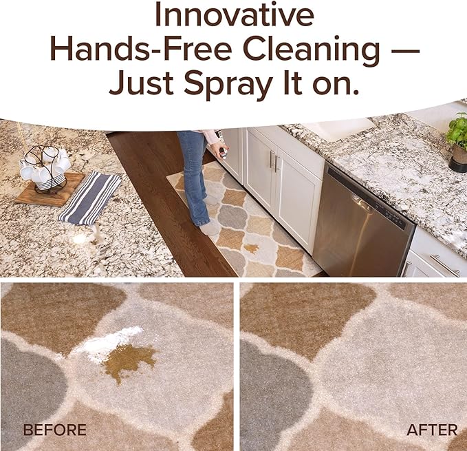 Bull Shot Carpet Spot & Stain Remover, AS SEEN ON TV, Made In USA, Just Point & Spray, Stain-Lifting Foam-Action, Coffee, Soda, Wine, Grease, New & Old Stains & More
