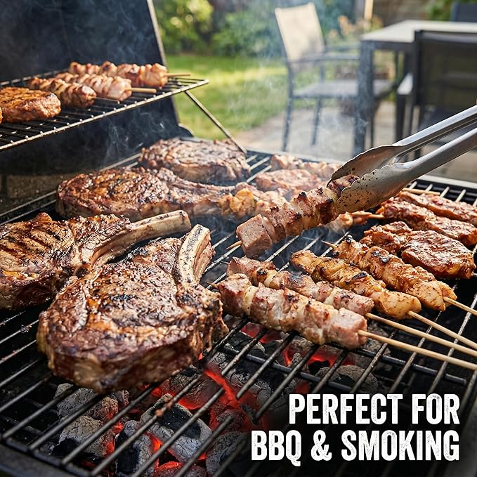 10lb Natural Bamboo Charcoal – Premium BBQ Fuel for Grilling, Smoker & Outdoor Cooking, Long Burn, Low Ash