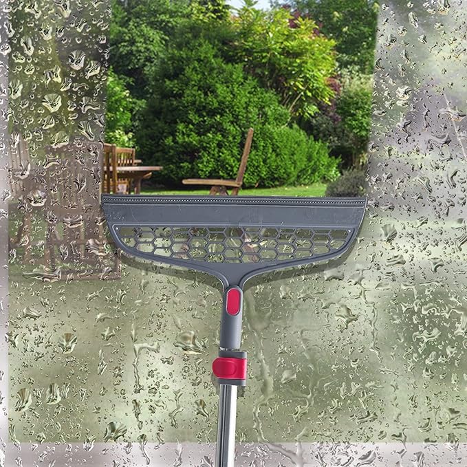 Spin Mop and Bucket with Separate Compartments for Clean and Dirty Water NEW 2025 Upgraded w/Side Brush, Self Standing Handle, Silicone Sweeper Mop Head, 2 Machine Washable Microfiber Pads