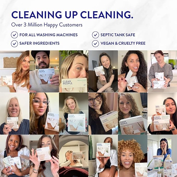 The Clean People Dishwasher Detergent Pods | Cuts Grease and Rinses Sparkling Clean | Residue-Free | Lavender, 120 Pack