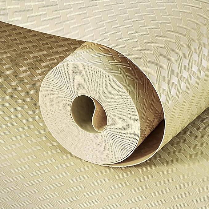 Shelf and Drawer Liner for Kitchen Cabinet, Non-Adhesive 12in x 240in Waterproof Contact Paper Refrigerator Liners Thickened Durable EVA Material Non Slip Mat for Dresser Cupboard Pantry Protector