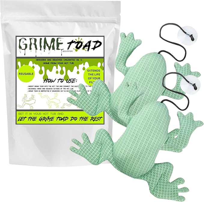 Hot Tub Scum Absorber - Scum Balls for Spas Hot Tub - Scum Absorber for Spa Hot Tub Ball - Scumbug - Grime Toad - Effective Scum Removal Solution