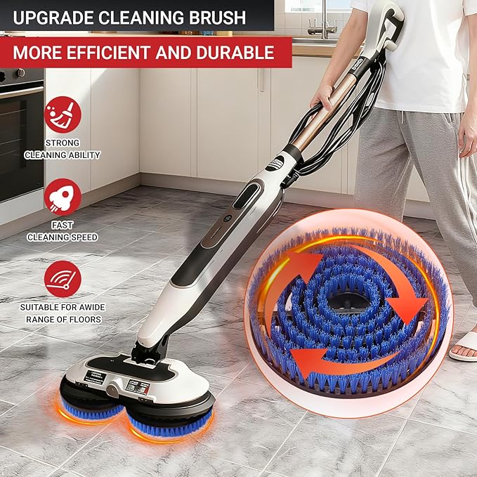 2PC S7001 Enhanced Replacement Brush Heads for Shark S8201/S7000 Series, for Deeper Cleaning of Hard Floors with Shark Steam Mops (Blue)