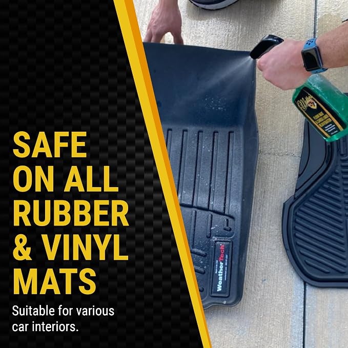 McKee's 37 - Floor Mat & Cargo Liner Rejuvenator | 2-in-1 Rubber Rejuvenator & Car Floor Mat Cleaner for Auto Detailing, Water-Based Formula (22oz)