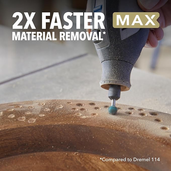 Dremel 9951 Ball Tip 11/32" Power Rotary Carving Bit - Ideal for Removal and Smoothing Applications in Wood, Plastic, Foam, and Rubber