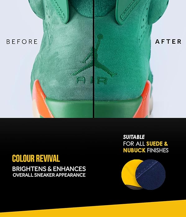 Crep Protect Suede Reviver & Cure Sneaker Cleaner - Ultimate Shoe Cleaning Solution for Leather, Suede, Nubuck, Canvas, Nylon, Vinyl