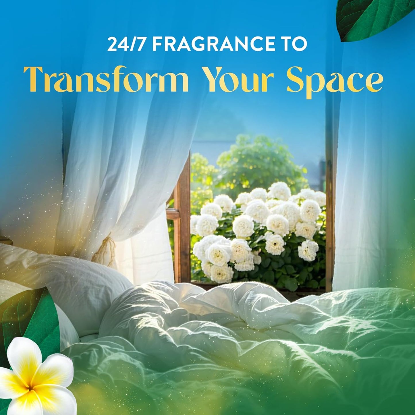 Air Wick Plug in Scented Oil Refill, 7 ct, Fresh Linen, Air Freshener, Essential Oils