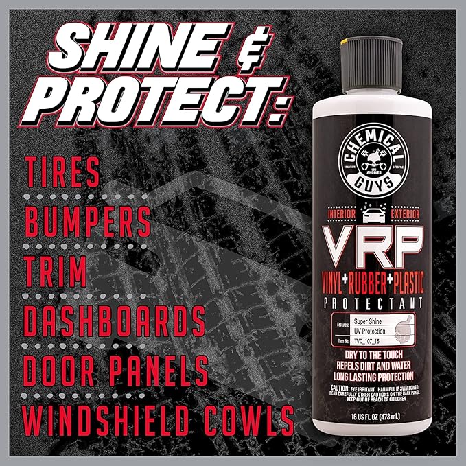 Chemical Guys Wheel Cleaner & Tire Protectant Bundle with (1) 16 oz VRP Dressing and (1) 16 oz Diablo Wheel Cleaner