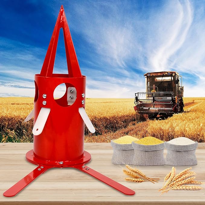 Big Bag Dispenser Bulk Bag Unloader Big bag animal feed unloader for warehouse farm home use Construction Industry (Red)