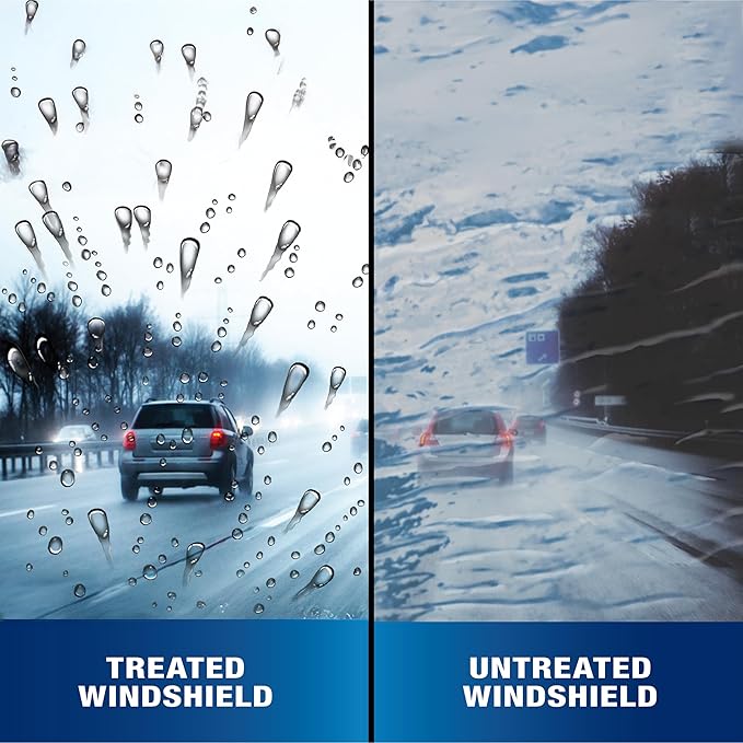 Rain-X 810320 Repellency Water Repellent Wiper Blades, 20" Windshield Wiper, All Weather Streak-Free for Enhanced Visibility w/Water Repellency Formula [Amazon Exclusive]