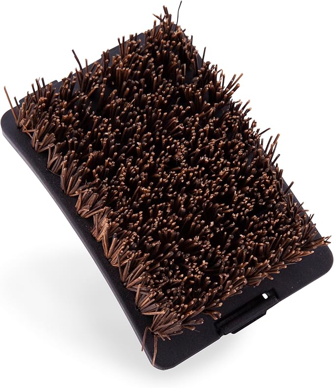 Broil King 64038 Baron Palmyra Bristle Grill Brush, Stainless Steel and Black