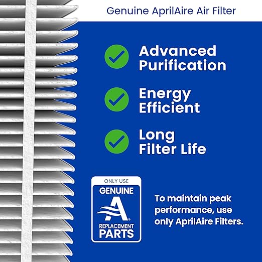 AprilAire 213 Replacement Filter for AprilAire Whole House Air Purifiers - MERV 13, Healthy Home Allergy, 20x25x4 Air Filter (Pack of 2)