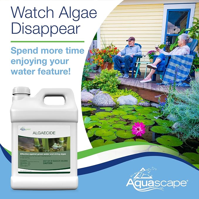 Aquascape 96022 Algaecide for Pond, Waterfall, and Water Features, 8-Ounce