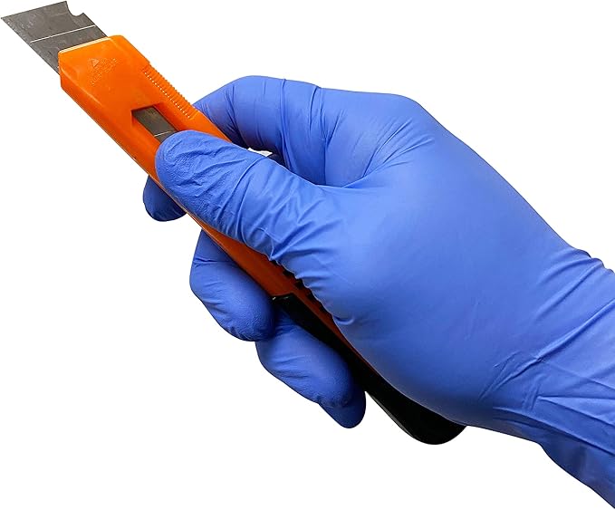 KingSeal NitrileSelect Exam Gloves, Medical Grade, Powder Free, 3 MIL Thickness, Violet Blue, Chemo Drug & Fentanyl Tested