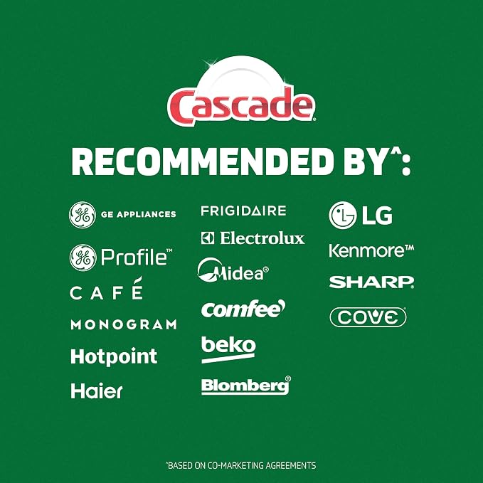 Cascade Complete Dishwasher Pods, Dishwasher Detergent, Dish Detergent Tab Tablets, Fresh, 103 Count (packaging may vary)