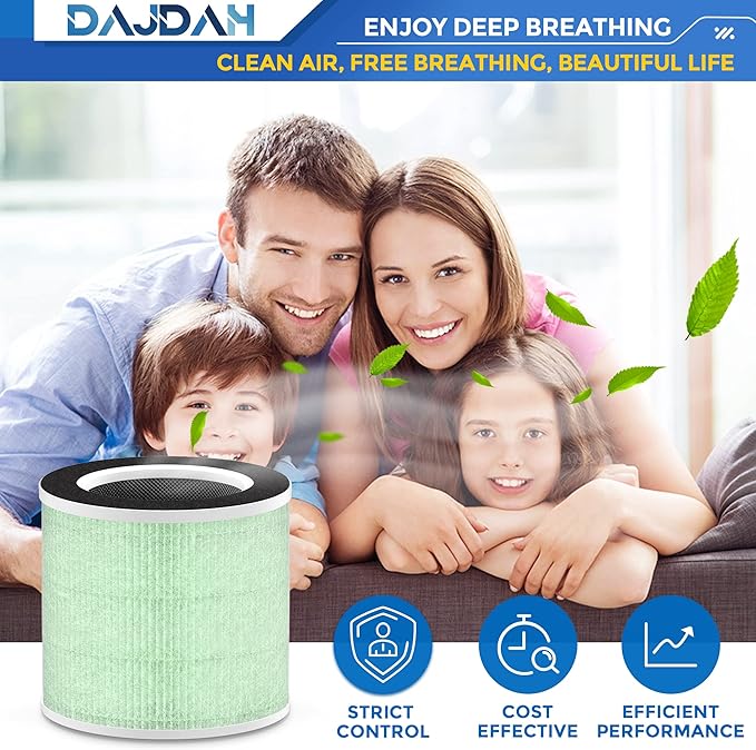 [Toxin Absorber Filter] RP-AP089B Filter Compatible with RENPHO Air Purifier Replacement Filter RP-AP089 RP-AP089-F2 for RENPHO RP-AP089W RP-AP089B RP-AP089S with H13 True HEPA Filter, RP-AP089-F1