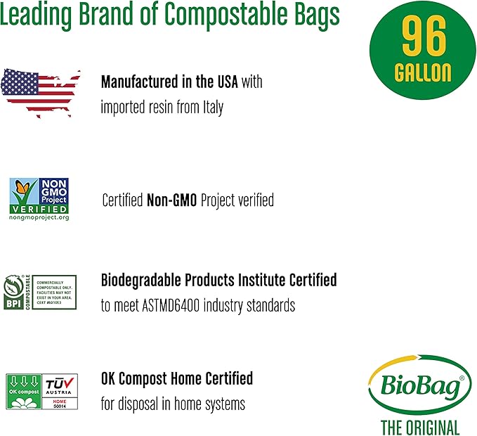 BioBag RegSHOP Certified Compostable Shopping Bags