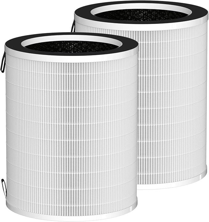 MAX HEPA Filter Replacement Compatible with Afloia MAX/MAGE/MAGE PRO and Sans/Air-Honati/Compass Home Smart/Taylor Swoden/Cuckoo CAC-J1510FW Air Cleaner Purifier, 2 Pack