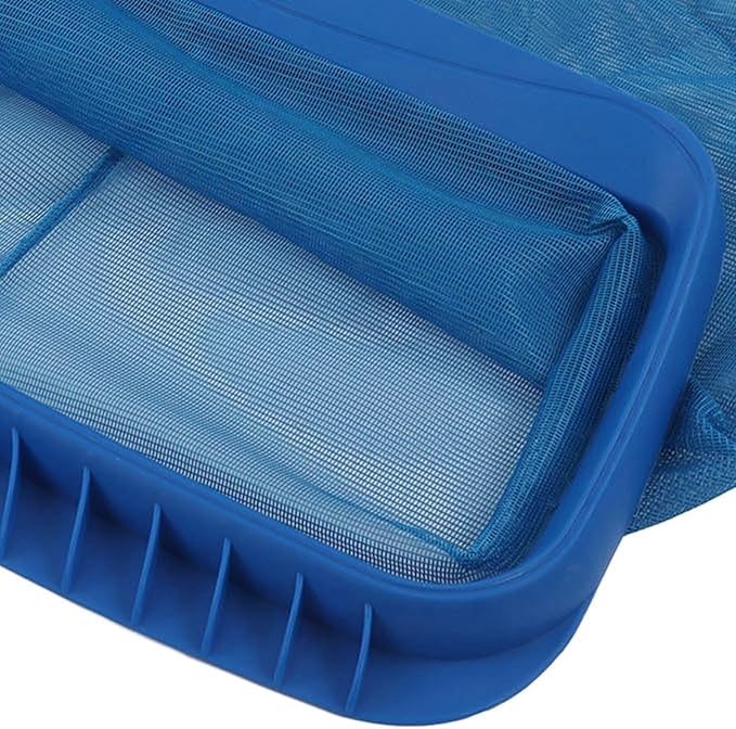 Pool Skimmer Net, Pool Net Skimmer 0.3 X 40.6cm Pool Skimmer Basket with Fine Mesh Heavy Duty ABS Frame Swimming Pool Leaf Skimmer Net for Pool and Lake Maintenance