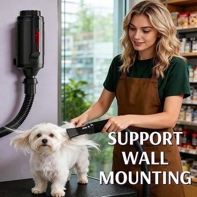 Dog Dryer High Velocity Professional Dog/Pet Grooming Force Hair Dryer/Blower