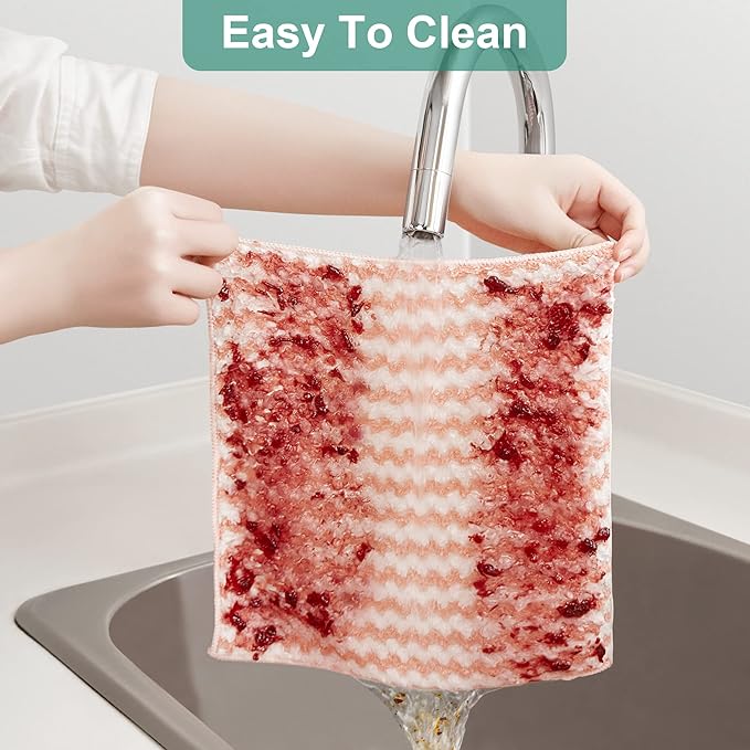 JOYMOOP Mop and Bucket with Wringer Set with 18pcs-Microfiber Cleaning Cloth, Househould Cleaning Tool of Floor Mop and Kitchen Towels
