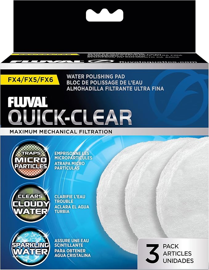 Seachem Matrix and Fluval FX5 Fine Filter Water Polishing Pads