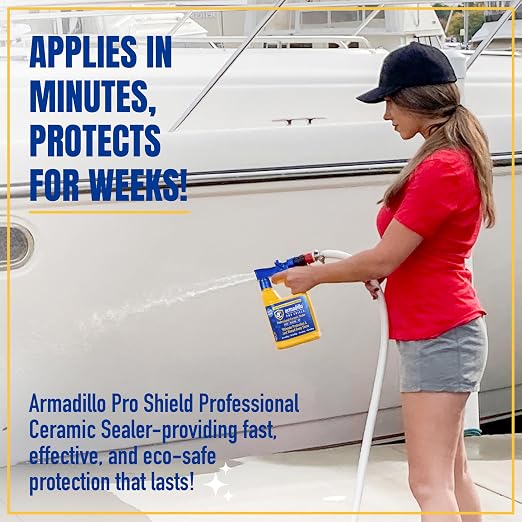 Professional Ceramic Coating for Cars, Motorcycles, Boats & RVs – Hydrophobic Car Ceramic Coating Spray-On Sealer – Paint Protection & Deep Shine – 12 oz Sprayer