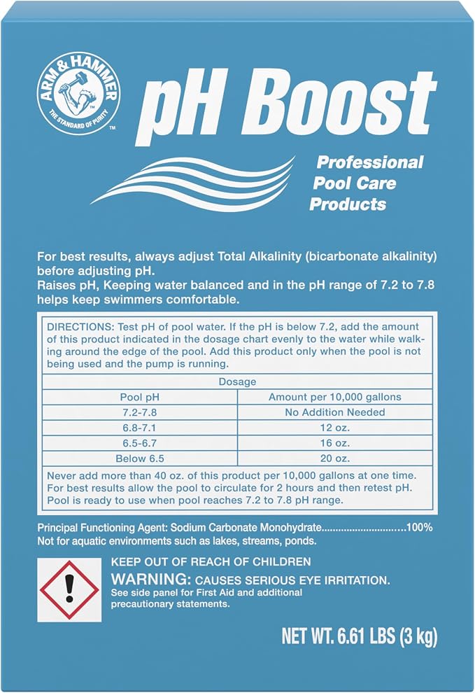 ARM & Hammer pH Boost Professional Pool Care, 39.6 lb (Case of 6)