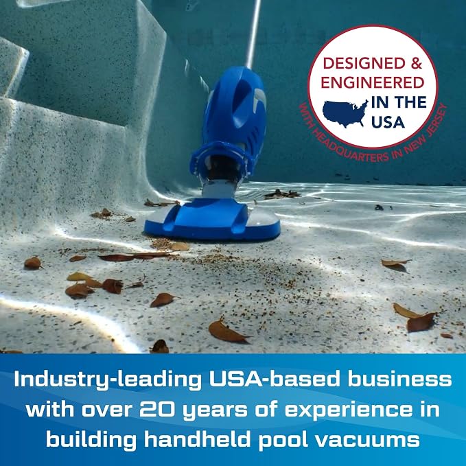 NEW 2026 POOL BLASTER Max Cordless Pool Vacuum for Inground & Above Ground Pools, More Suction Power, 60 Min Runtime, Omni-Directional Rollers, Easy Charging, Handheld, Rechargeable Pool Cleaner Vac