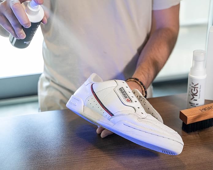 Shoe MGK Clean & Protect Shoe Care Kit Shoe Cleaner & Conditioner, Water & Stain Repellent, and Brush