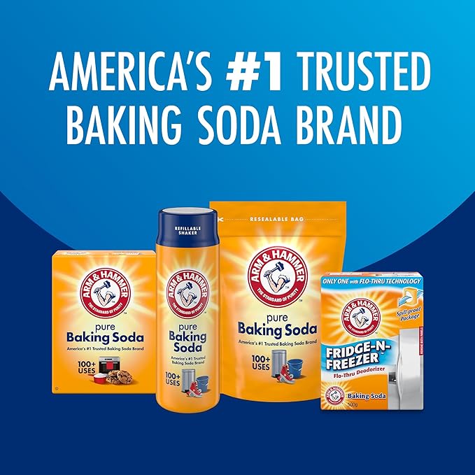 Arm & Hammer Pure Baking Soda Shaker - 12 Oz -,(Pack of 12)