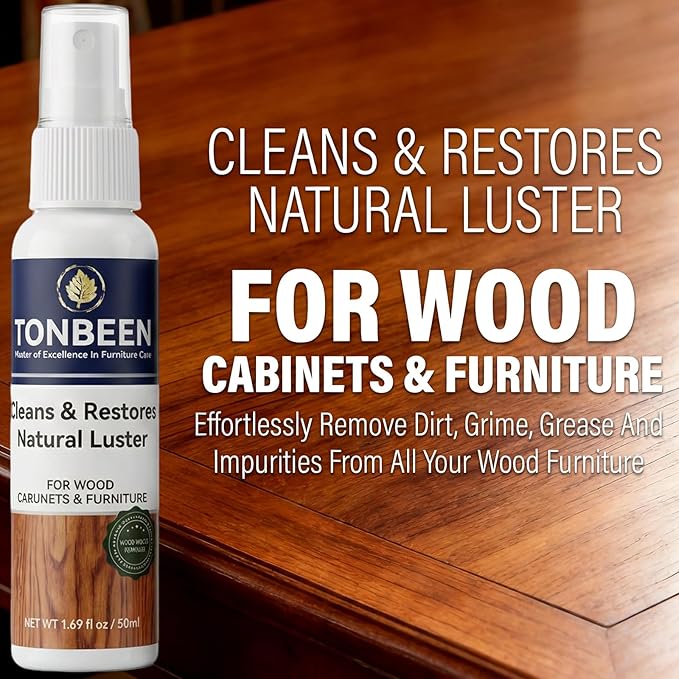 Premium Wood Furniture Care Set (12-Piece) - Includes Wood Cleaner & Water Mark Remover, Dark/Light Scratch Repair Kit & Furniture Care Oil | Friendly for Cabinets, Tables & All Wood Finished Surfaces