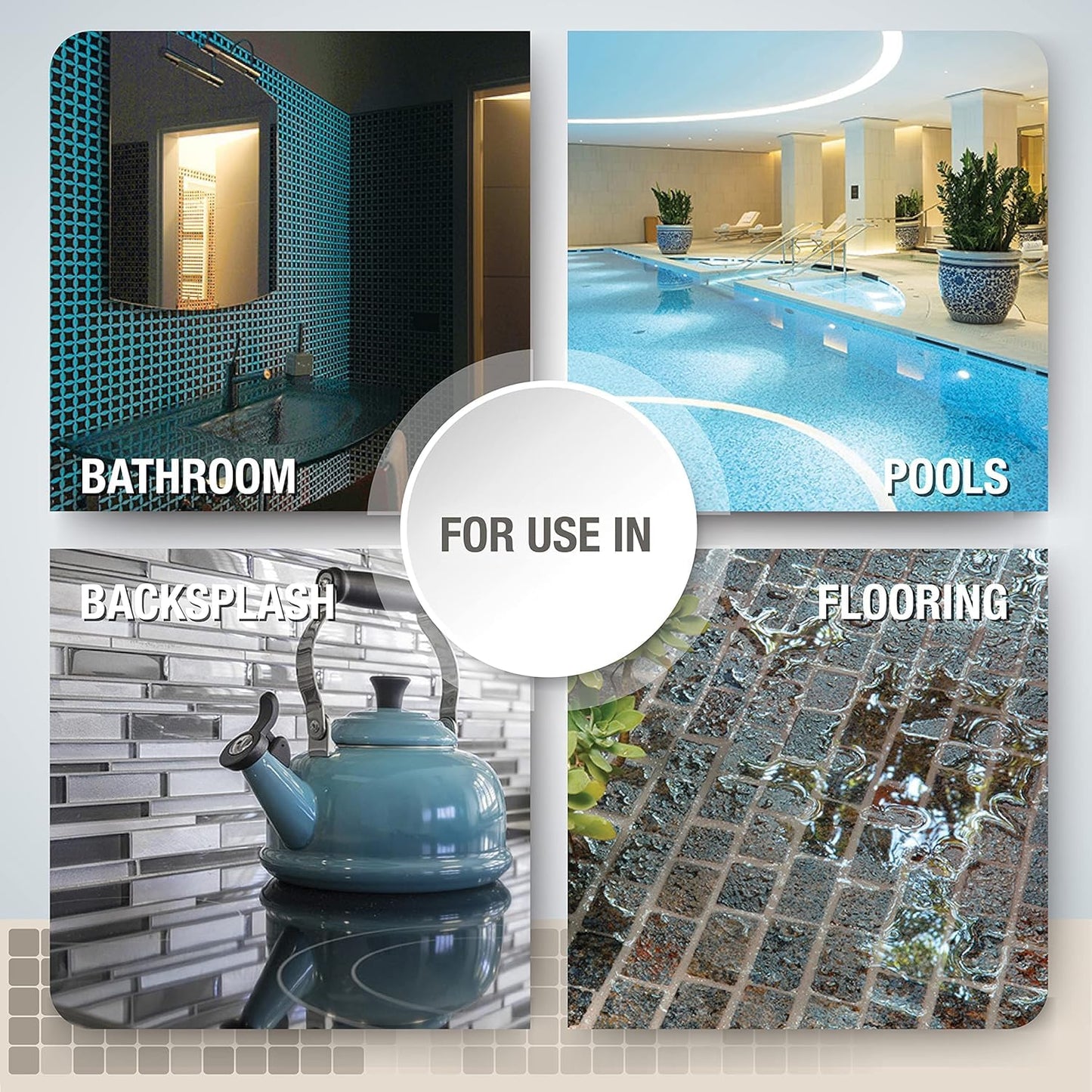 Tile Doctor EpoxyElite EVO 11 lbs./5 kg. Bucket of Litokol Black 2 Epoxy Tile Grout TMPEEEVO004, Floor Tile or Wall Tile Grout for Pools, Kitchens, Spas, Bathrooms, Showers, and More