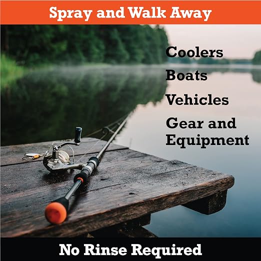 SNiPER II Disinfectant Cleanser and Odor Eliminator, Cleaner for Outdoor Disinfecting Purposes, Use for Hunting, Fishing, and Camping, Made in the USA, 16 Ounce Spray Bottle, 2-Pack