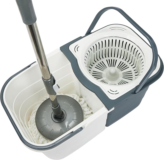 Kitchen Details 360 Deluxe Self-Wringing Mop with Detachable Bucket