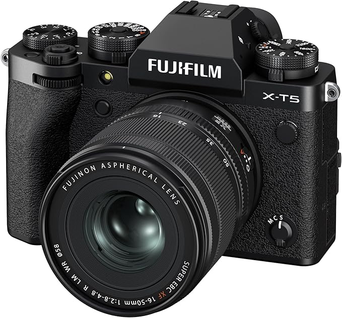 Fujifilm X-T5 Mirrorless Camera with XF 16-50mm f/2.8-4.8 Lens Black Bundle with Pixel Advanced Accessories | Fuji xt5