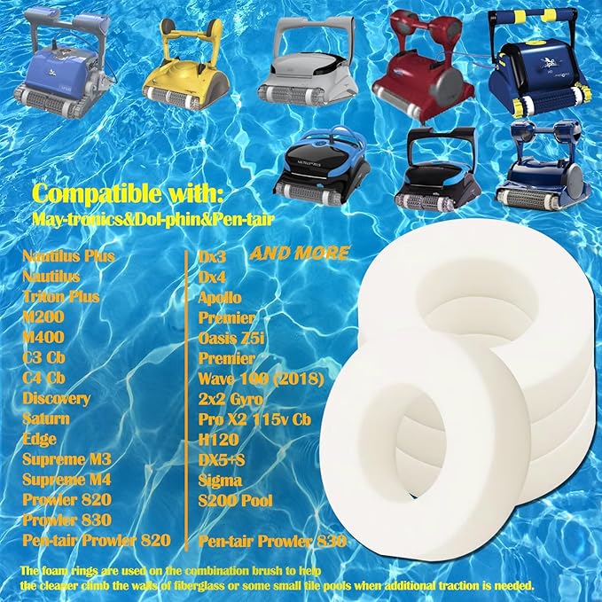 6101611-R4 Climbing Ring Replacement Compatible with Dol-phin Nautilus cc Plus Parts M200/M400/M500 Dol-phin Ring DX3/DX4/DX6 Pool Cleaner Parts Made from Quality Material Guaranteed to Fit