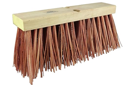 Weiler 70209 16" Block Size, Dyed Palmyra Fill, Hardwood Block, Street Broom, Made in the USA