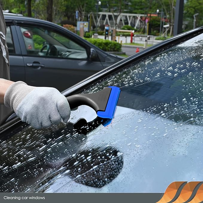 EHDIS Flexible 8-Inch Silicone Squeegee Window Tint Tool Auto Water Blade, Shower Squeegee for Car Windshield, Glass