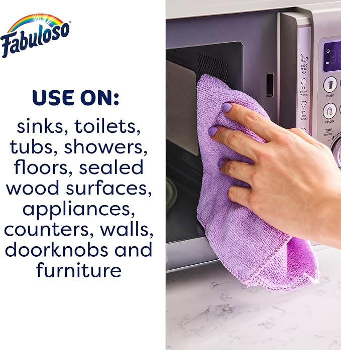 Fabuloso Multi-Purpose Cleaner 2X Concentrated, Refreshing Lemon- 56 fl oz(Pack of 6)