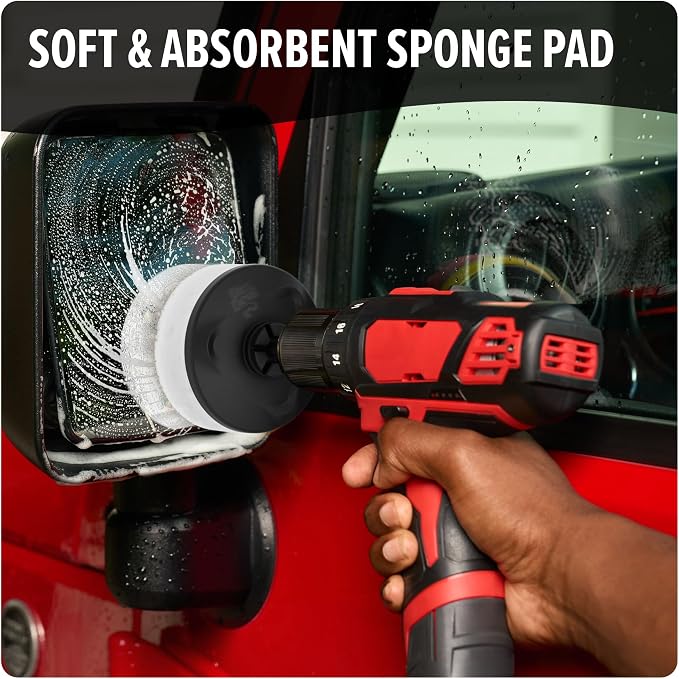Dirt Devil Handheld Pommel Scrubber Cleaning Brush, General Purpose Cleaning, AD80000 + Sponge Pad Cleaning Set, 3-Pack, AD83200