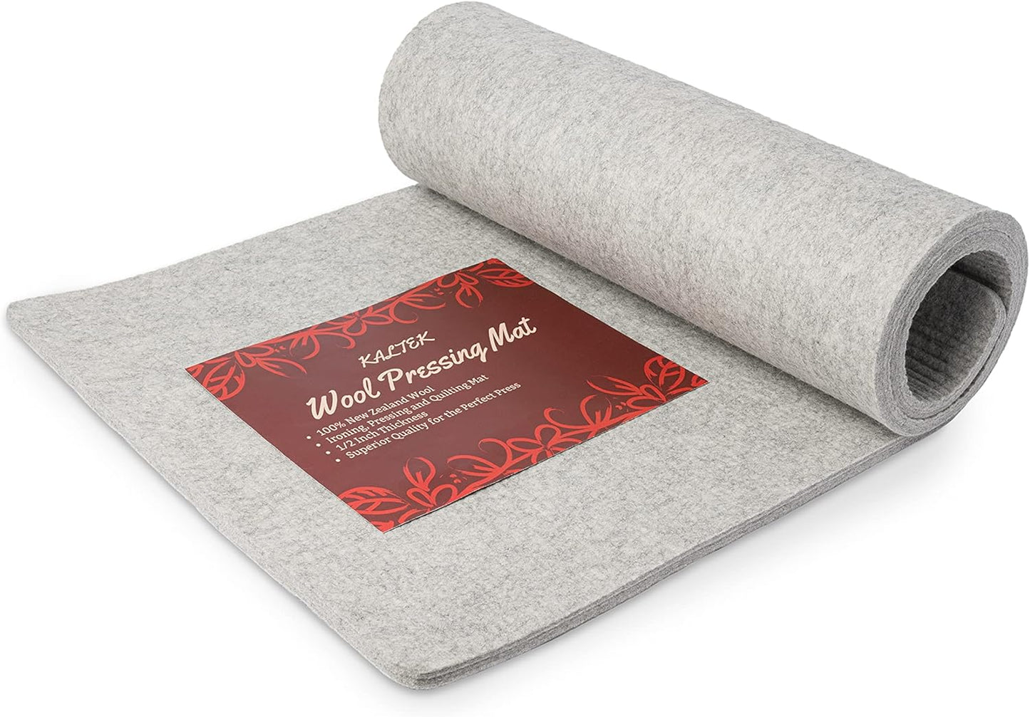 Extra Large Wool Pressing Mat 22" x 60" with Carrying Case – 100% New Zealand Wool Ironing Pad for Quilting, Sewing & Embroidery – Heat Retaining & Double-Sided Pressing Surface