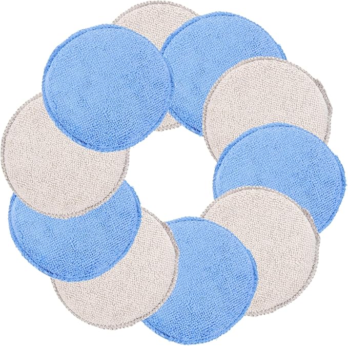 GLEAVI 40pcs Polishing Pads Fine Applicator Sponge for Car Detailing Waxing and Cleaning Soft Scratch-Resistant Design for Multi- Use Includes and Pads