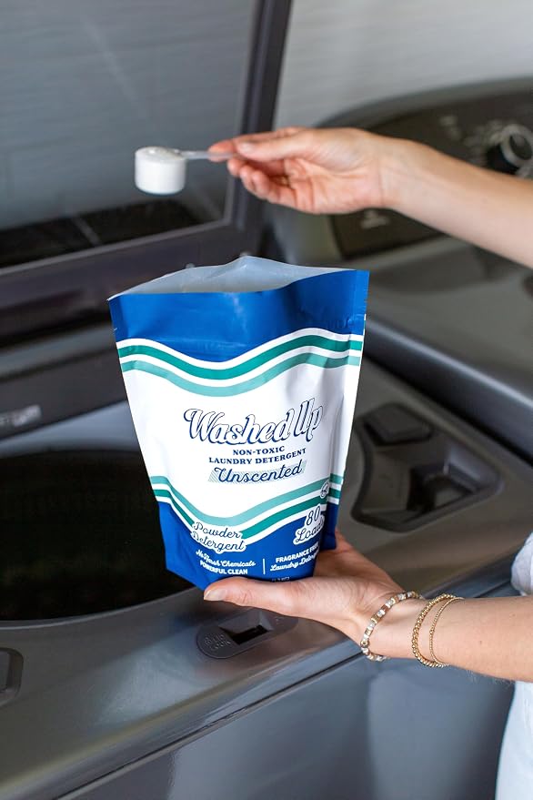 Unscented Laundry Detergent Powder | Fragrance-Free | Safe for Sensitive Groups | Powerful Clean | Plant & Mineral-Based | Made in USA