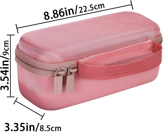 co2CREA Hard Case + Adjustable Monut Strap Bundle for Pure Enrichment PureZone Mini Portable Air Purifier – Protective Carrying Case with Multi-Purpose Mount for Car, School & Office Use
