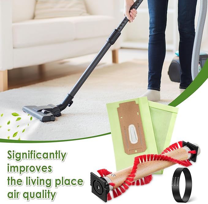 Landhoow 24 Pcs Vacuums Brush Roller Compatible with Oreck XL Upright Cleaner, Upright Vacuum Belt & Bag, Cleaner Replacement Parts