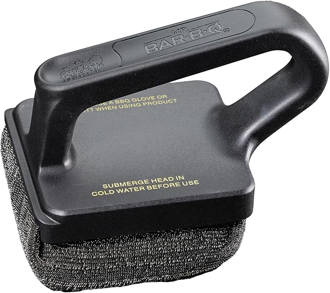 Mr. Bar-B-Q Bristle Free Large Steam Clean Griddle/Grill Brush Powered by Scrub Daddy