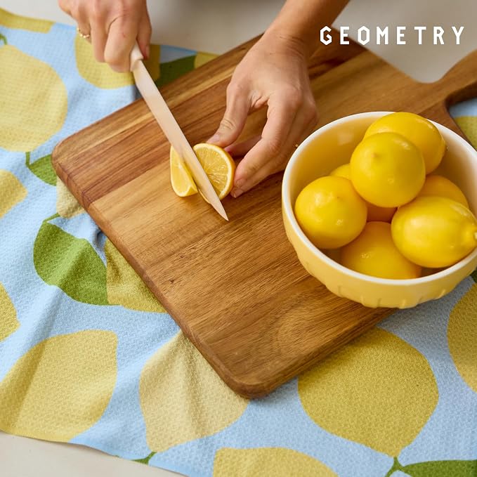 GEOMETRY Spring Kitchen Towels - Quick Dry Microfiber Cloth Spring & Summer Dish Towels for Kitchen Drying - Premium Quick Dry Towel - Daisy Dream, 18" x 30" - 2-Pack